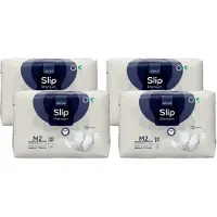 Abena Incontinentie Slip Premium M2 - Eendelig Verband ter Bescherming van Zwaar Urineverlies en (Dunne) Ontlasting - Perfecte Aansluiting door Flexibele Sluitstrips - 96 Stuks