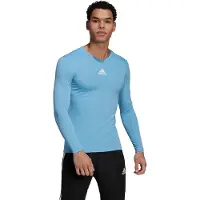 Adidas Functioneel shirt 'Team Base' lichtblauw / wit