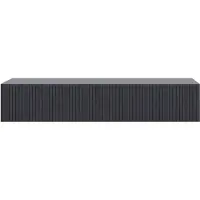 Selsey Kaptafel Vesper zwevend | Design hout zwart 90x17x35.6 cm kaptafels | NADUVI