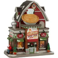 Lemax The Chicken Pot Pie Shop battery operated Led Kerst
