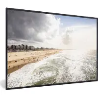 PosterMonkey Fotolijst incl. Poster - Zee - Zon - Nederland - 30x20 cm - Posterlijst