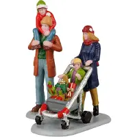 Lemax Family Holiday Shopping Spree Set Of 2 Kerst