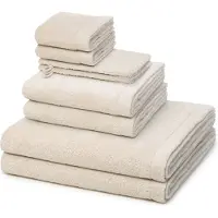Cawö Sonstiges 2 X washandjes 2 X gasten- 2 X douche- 2 X handdoek - in set Lifestyle
