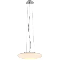 LINDBY Hanglampe , Gunda, dimbare, Wit, Woonkamer, Glas, Modern