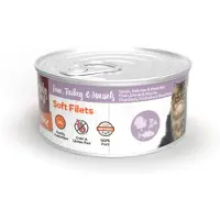 Hobby First 12x Blik Zachte Filets Tonijn & Kalkoen & Mossel 70 Gr
