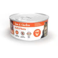 Hobby First 12x Blik Zachte Filets Tonijn & Kip 70 Gr