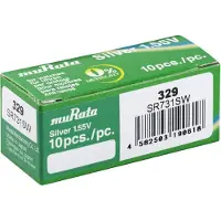 Murata SR731SW-PBWW Button cell SR731 Silver oxide - 39 mAh - 1.55 V