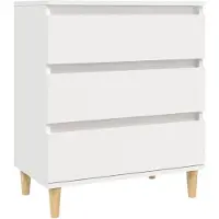 vidaXL Dressoir 60x35x70 cm bewerkt hout wit