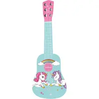 Lexibook Mijn Eerste Houten Gitaar Unicorn – 21'' / 53 cm