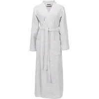 Linnick Wafel Badjas Kuitlengte - white - M
