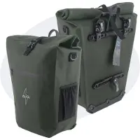 Voltano Luxe E-bike Fietstas 28L - Olijf Groen - Pakaftas Met Laptop vak - 100% Waterdicht