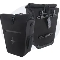 Voltano Luxe E-bike Fietstas 28L - Zwart - Pakaftas Met Laptop vak - 100% Waterdicht