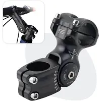 Voltano A-Head Verstelbare Stuurpen Voorbouw – 1-1/8” 28,6 / 90 mm / 31,8 mm – Zwart - º60 graden Verstelbaar - Stuur Verhoger