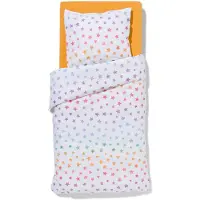 HEMA Peuter Dekbedovertrek Zacht Katoen 120x150 Sterren (multi)