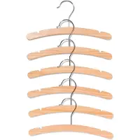 HEMA Babykleerhangertjes Hout - 6 Stuks (hout)