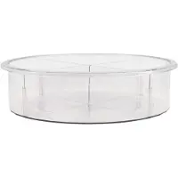 HEMA Draaiplateau Transparant Ø31x9.5 (transparant)
