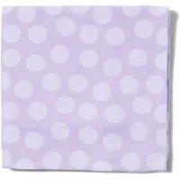HEMA Theedoek 65x65 katoen lila met stippen (lila)