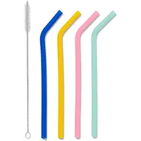 HEMA Siliconen rietjes - 4 stuks