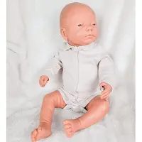 Babidu Romper/Body | Knoopjes voor| Lange Mouw | 1180 | Zand | Jongen | 9 maand | Maat 74