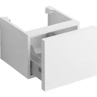 Clou Match Me Badmeubelkast Laag 40x42x32 cm Hoogglans Wit gelakt