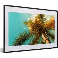 PosterMonkey Fotolijst incl. Poster - Palm - Zomer - Tropisch - 60x40 cm - Posterlijst