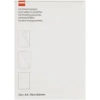 HEMA Lamineerhoezen 80 Micron 21.6x30.3 - 25 Stuks