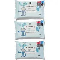 HEMA Baby lotiondoekjes zonder parfum - 3x63 stuks