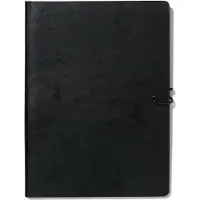 HEMA Notitieboek gelinieerd PU zwart 18.5x25.5