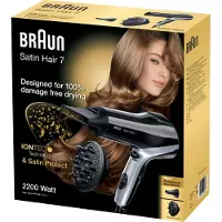 Braun Satin Hair 7 IONtec haardroger - ionische technologie - 2400 W vermogen - 3 warmte-instellingen - cool shot