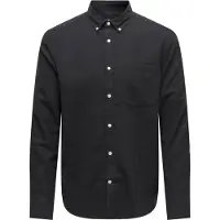 Only & Sons Overhemd 'Onsgudmund' zwart