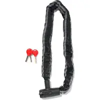 HEMA Ketting met vast slot 90cm Ø85mm zwart ART2