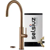 Selsiuz 3-in-1 kokend water kraan met combi extra boiler koper