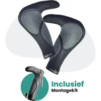 Voltano Ergonomisch Gevormde Fietshandvatten Met Bar Ends - Imbus - Incl. Bevestigingsmateriaal