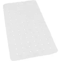 Huismerk Premium Anti-Slip Badmat Wit - 76 x 36 cm