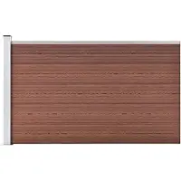 vidaXL Tuinhek van composietmateriaal (WPC), 175x105 cm, bruin