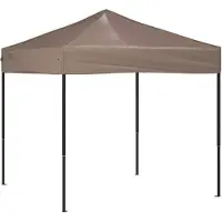 vidaXL Partytent, inklapbaar, taupe, 2x2 meter