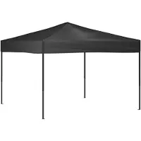 vidaXL Partytent inklapbaar 3x3 m antracietkleurig