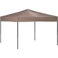 vidaXL - Partytent - inklapbaar - 3x3 - m - taupe