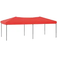 vidaXL Partytent, opvouwbaar, rood, 3x6 meter