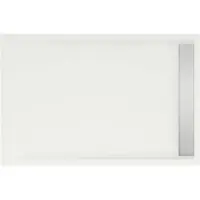 Xenz Easy-Tray douchebak 120x80x5cm edelweis