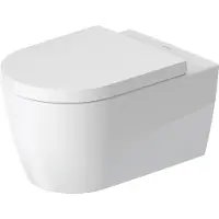 Duravit ME ontworpen door Starck, wandtoilet zonder spoelrand, met HygieneGlaze en HygieneFlush