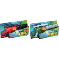 Eddy Toys - Shooting Gun - Schietpistool - Olijf groen - inclusief 6 schuimkogels