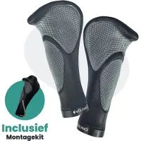 Voltano Ergonomisch Gevormde Fietshandvatten - Imbus - Incl. Bevestigingsmateriaal