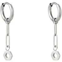 Yehwang Earrings Bolt- Oorbellen-Zilver-