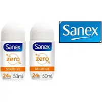 Sanex Deo Roller - Zero Sensitive 2 x 50 ml
