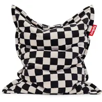 Fatboy Original Slim Teddy Chess Zitzak Limited Edition Zwart - Zitzakken & poefs Polyester Black - 106219