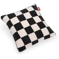 Fatboy Sierkussen Square Teddy Chess Black Ecru (50 x 50 cm)