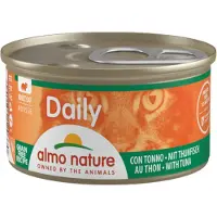 Almo Nature 24x Daily Menu Kattenvoer Nat Mousse Tonijn 85 gr