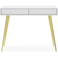 Selsey Kaptafel Giulia | Design spaanplaat zwart 104x80x38 cm kaptafels | NADUVI