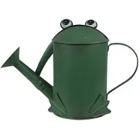 Clayre & Eef Groene Decoratie gieter 37*15*25 cm 6Y4725